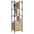Regal za knjige s vratima boja hrasta 44,5x30x154,5 cm drveni