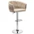 EH Barski stol Cofton Chrome Beige Velvet