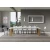 Ityhome Ityhome 90 x 77 konzolna miza bela/rjava, (20847687)