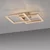 JUST LIGHT. 14732-60 - LED plafonsko svetlo GLITRA LED/17,5W/230V zlatna
