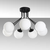 Opviq Luster Orion-13966, 65cm, IP20, Crno-beli