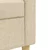 3-dijelni set sofa s tabureom krem od tkanine