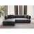 ATELIER DEL SOFA Ugaona garnitura Petra Left Dark Grey