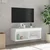 TV ormarić s LED svjetlima bijeli 80x30x30 cm