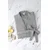 Lessentiel Maison Bademantil Kimono, Sivi