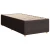 vidaXL vidaXL Box spring postelja z vzmetnico temno rjava 90x200 cm blago, (21309462)