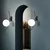 Opviq Hilal 3821 Zidna lampa, Crna