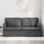 vidaXL Kavč Temno siva 142 x 80 x 85 cm Kovina