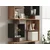 Hanah Home Polica 90x171,9x24,6cm Bež-Antracit