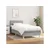 Den Box spring postelja z vzmetnico svetlo siva 90x190 cm bl