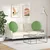 Jastučići za sjedenje 2 pcs Svijetlo zelena O60 x 21 cm Baršun