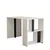 Hanah home Radni sto 120x75,4x60?cm Belo-Antracit