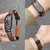 Chensong Zamenska narukvica za pametni sat za Xiaomi Smart Band 8, Braon