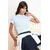 Trendyol Milla Ženska majica TWOSS24TS00063, Svetloplava