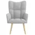 Vidaxl Relaksacijski stol Cloud Grey Fabric