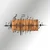Symphonie Naturelle -5 BlackWalnut Decorative Wooden Wall Accessory