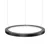 Braytron LED LED visilica BRY-BELLA-SLP-PD-OKRUGLA-CRNA-46W-3U1-IP20