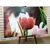 Slika travnik tulipanov v retro stilu - 40x30