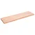 Zidna polica svjetlosmeđa 140x40x(2-4) cm obrađena hrastovina
