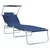 Ležaljka 2 pcs Plava 58 x 188 x 77cm Poliester
