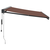 vidaXL Avtomatsko zložljiva tenda rjava 350x250 cm