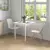 Homestar Jedilna miza 75x75x76 cm bela