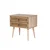 Hanah Home Two 420 Noćni stočić, 2 fioke, 60x61x40cm, Braon