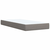 vidaXL Box spring postelja z vzmetnico taupe 90x200 cm blago