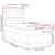 Vidaxl LED Box Spring Postelja Temno siva 90 x 190 cm blago