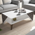 Wallity Klub sto Beril 105x58x40cm Beli