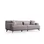 ATELIER DEL SOFA Sofa trosed Jaguar 3 Brown Grey