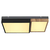 Globo 67286-30 - LED plafonsko svetlo GUNDI LED/30W/230V braon/crna