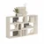 HANAH HOME Polica za knjige Aruba White Anthracite