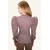 Trend Alacati Stili Ženska bluza dugih rukava Alc-X13069, Smeđa