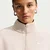 Nike W NK STDO FLC MW OS CROP QZ, ženski pulover, bež IM8501