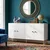 Hanah Home komoda Squarel 150, 150 cm, bela