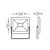 XLED 30W LED reflektor 6500K,2510Lm,IP65,AC220-240V,crni