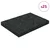 Gumenasti granulatni vanjski pod Crna 6 x 9 x 0,8 cm Guma