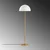 Aberto Design Podna lampa Mixed-11514, 40 cm, 154 cm, Zlatne boje
