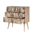 Aberto Design Komoda 80x89x40cm Šarena