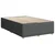 Vidaxl Box spring postelja z vzmetnico temno siva 120x200 cm blago