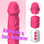 SuperLove Realistic Heating Soft Vibrator Pink