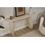 Hanah Home Konzola Sira, 75x35x150 cm, Krem