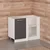 Hanah Home kuhinjski element Minar 4134, 105 cm, beli / antracit