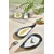 Hermia Set servisnih tanjira, 2 komada, Crni