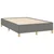 Vidaxl Box spring postelja z vzmetnico temno siva 120x190 cm blago