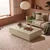 Hanah Home klub sto Ave14-T, 90 cm, travertin