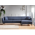Atelier del Sofa Ugaona garnitura Belissimo 95x67x270cm Plava
