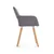 Halmar Jedilni stol K283 - siv