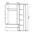 HANAH HOME Ormar Flora 137 White
